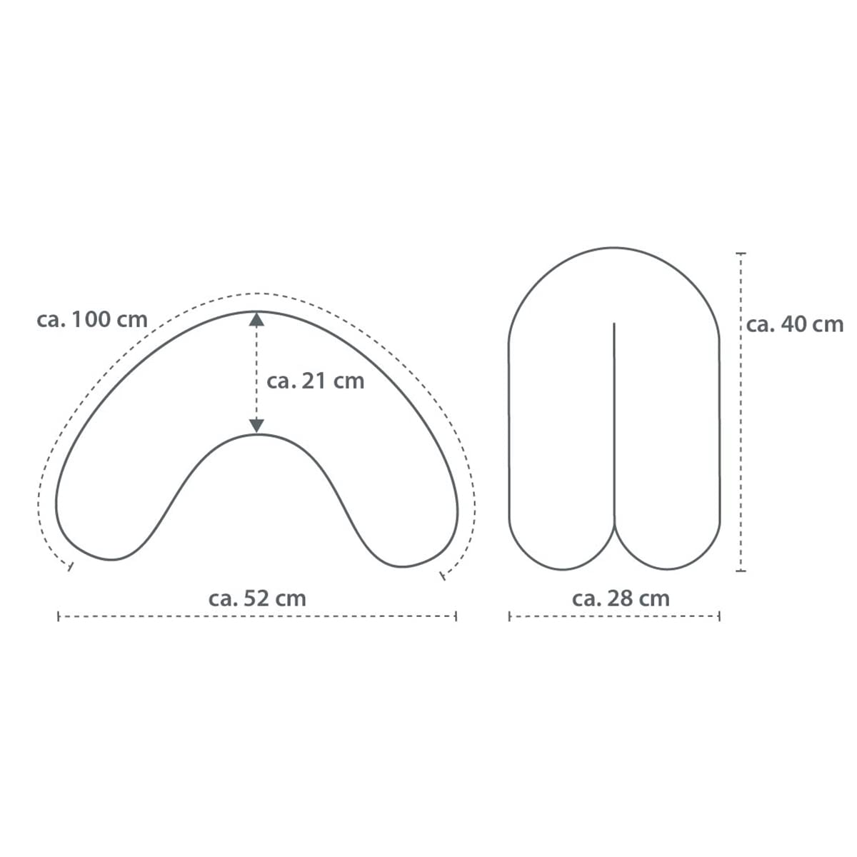 theraline-bezug-nackenkissen-mittel-ersatzbezug-punkte-grau-waschbar image 2