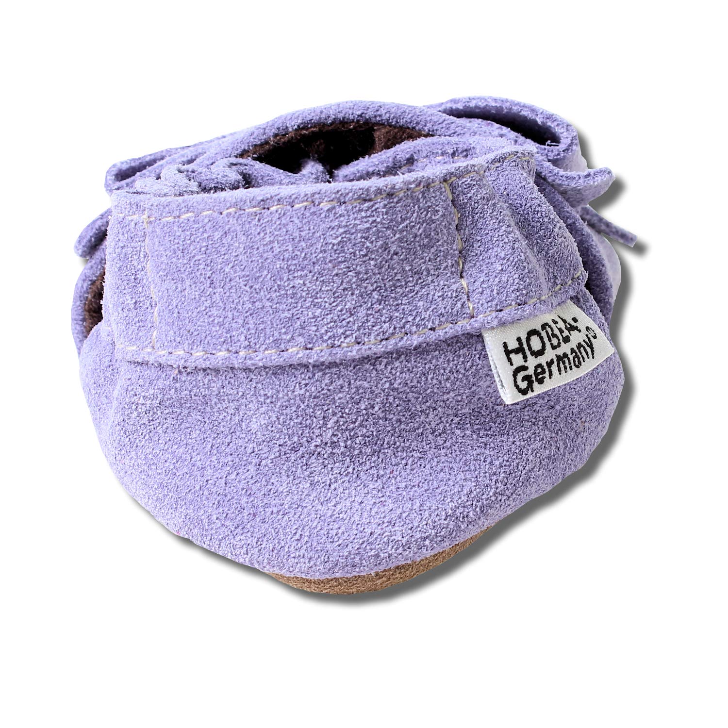 hobea-germany-safestep-krabbelschuhe-18-19-schleife-flieder-wildleder image 3
