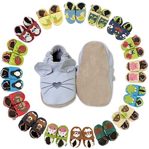 hobea-germany-safestep-krabbelschuhe-l-we-leo-26-27-leder image 8