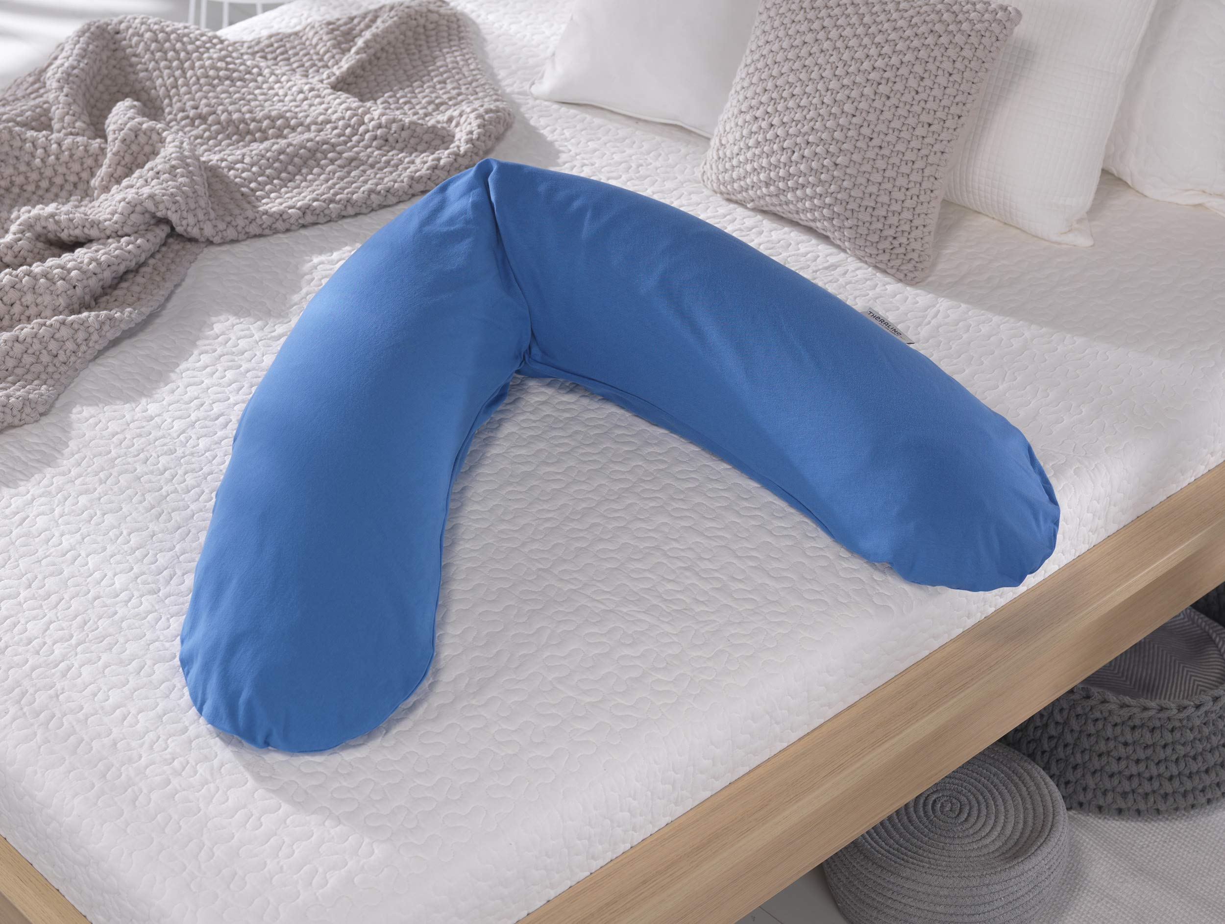 theraline-original-stillkissen-190cm-mikroperlen-mittelblau image 2