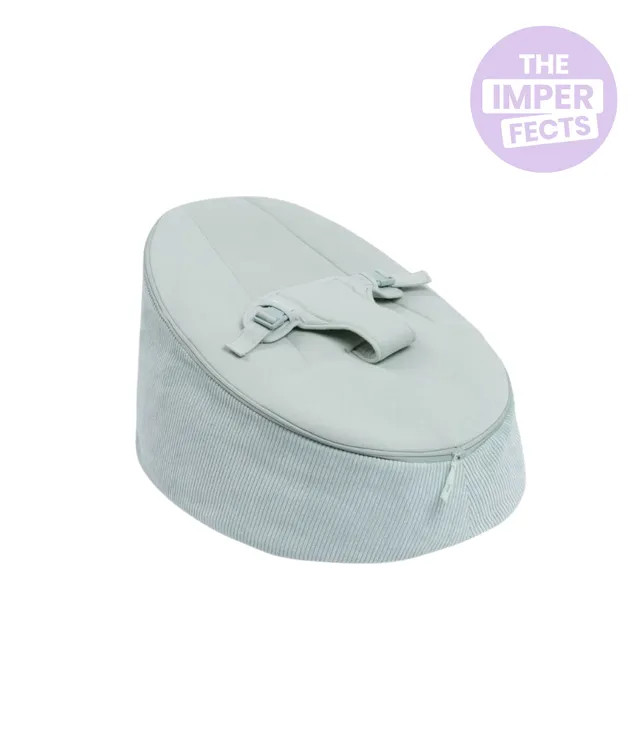doomoo-seat-n-grow-babywippe-sitzsack-grau-bis-25-kg image 1