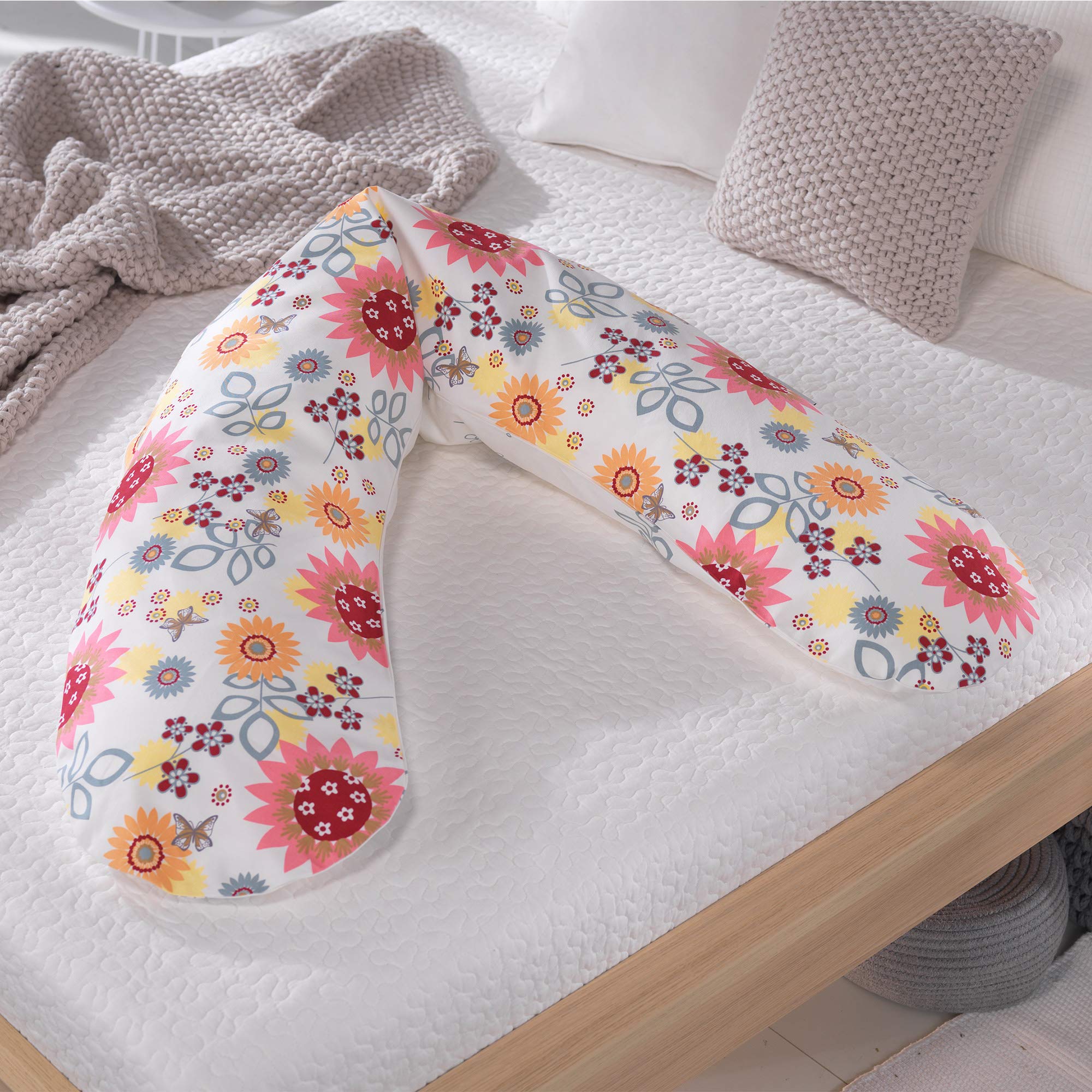 theraline-original-stillkissen-190cm-sommerbl-ten-mikroperlen image 3