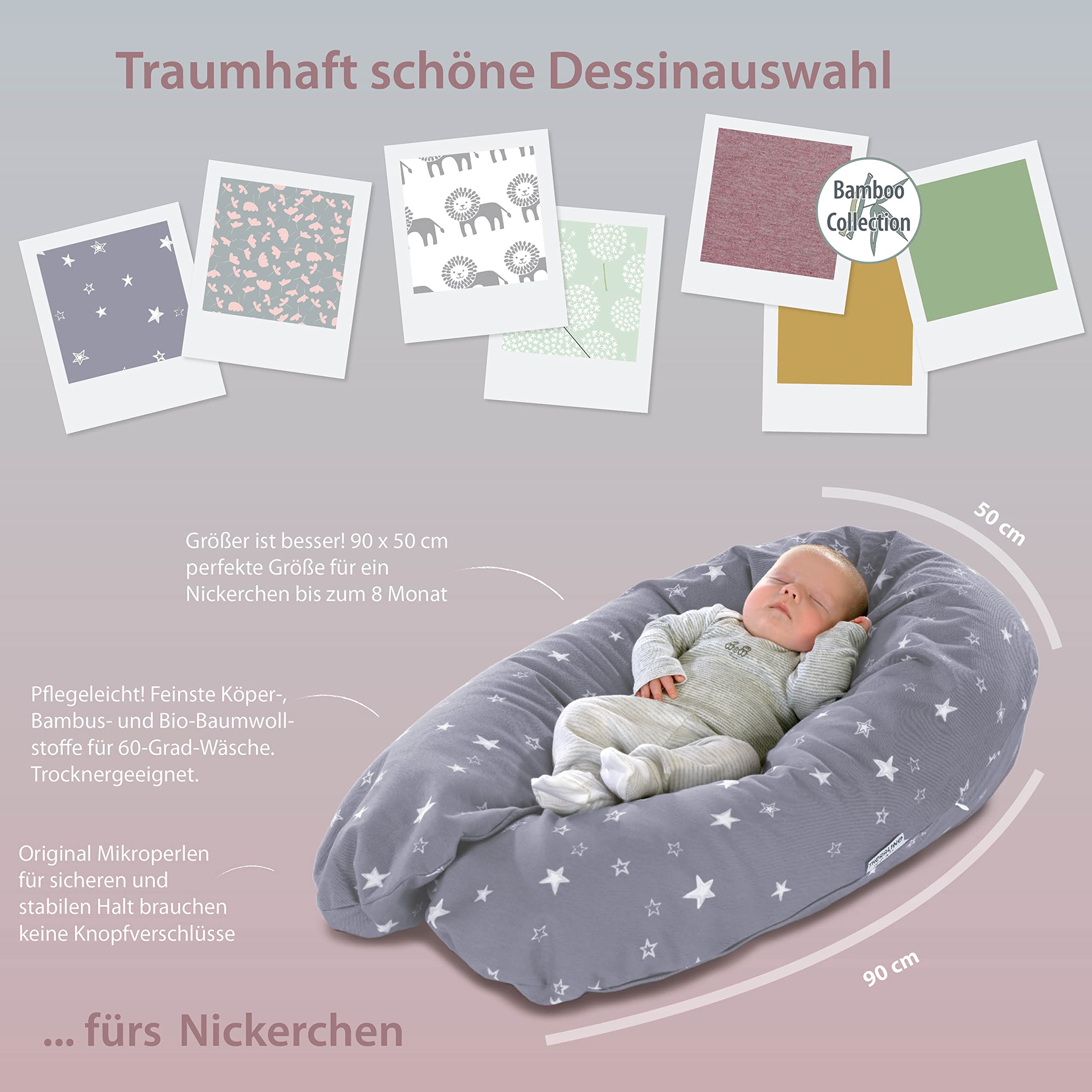 das-original-theraline-stillkissen-190cm-melange-blau-grau-bambus-kamel image 8