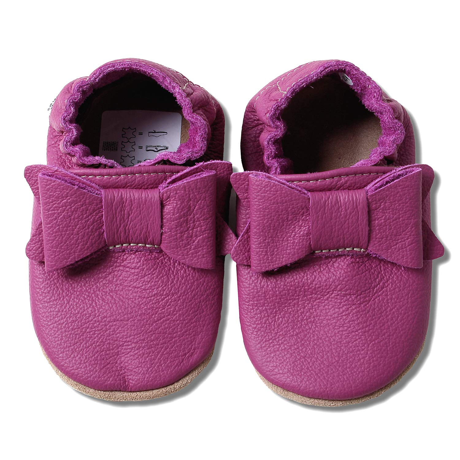 hobea-germany-safestep-krabbelschuhe-schleife-bordeaux-18-19 image 1