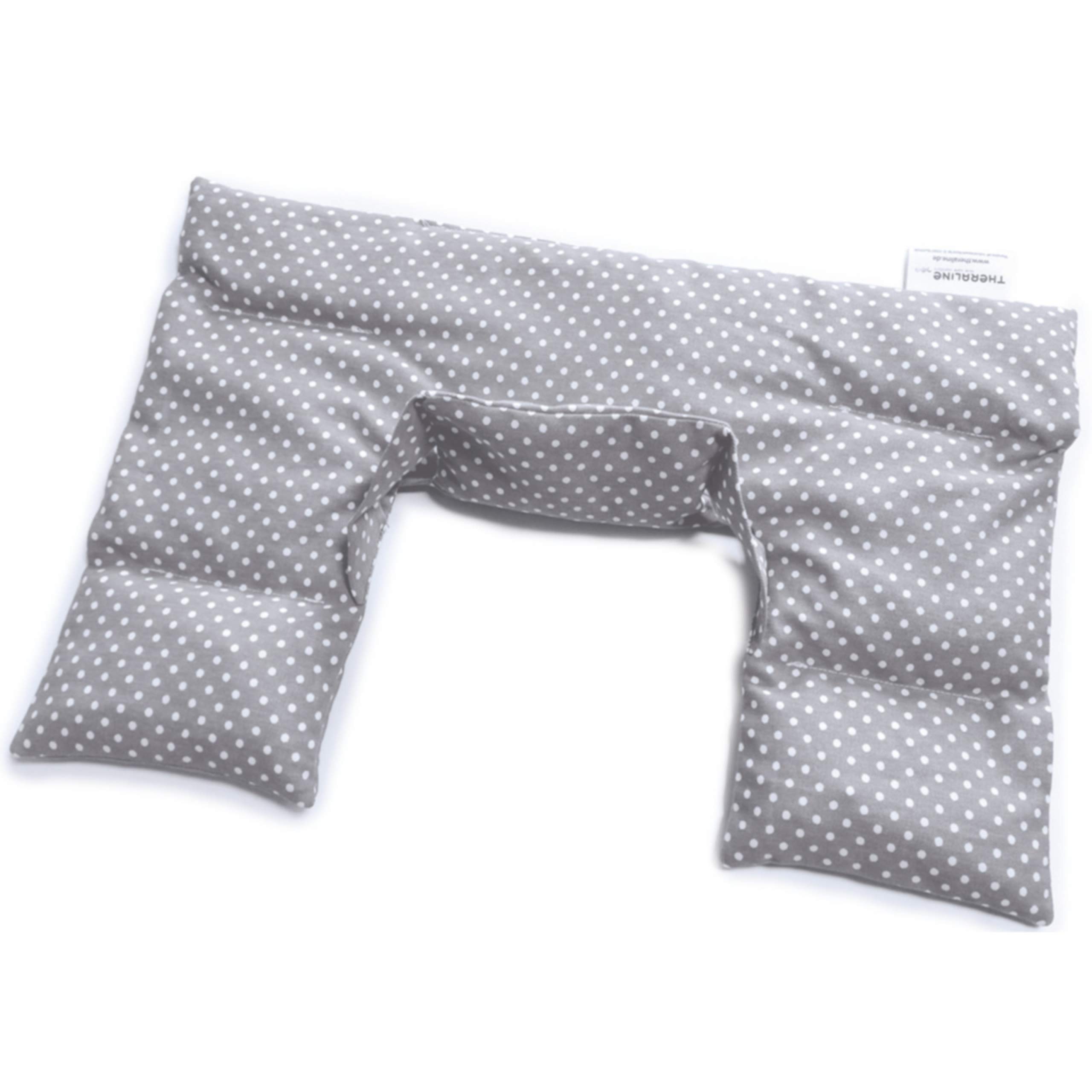 theraline-kirschkern-nackenkissen-w-rmekissen-23x26-cm-punkte-grau image 1