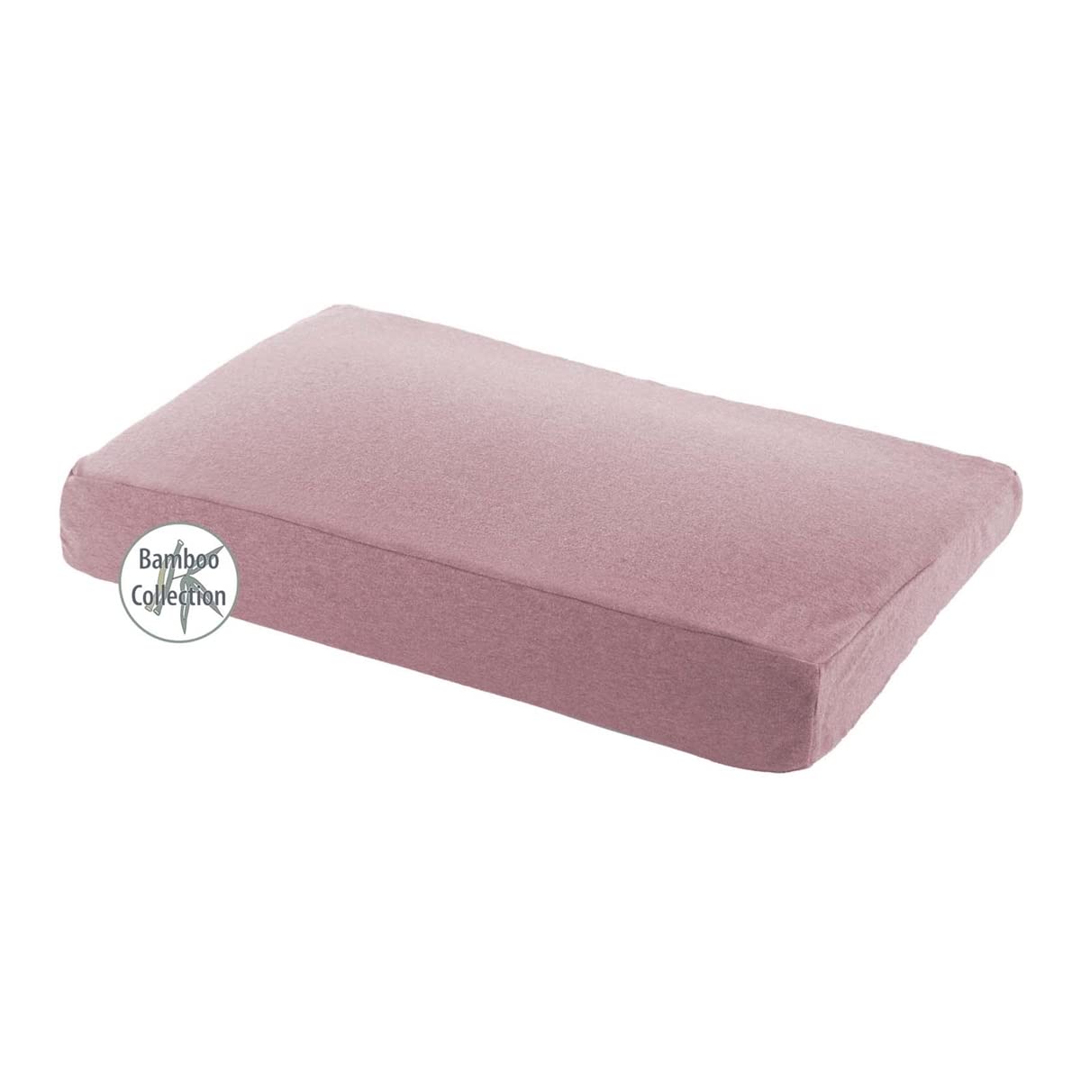 theraline-das-kinderkopfkissen-bezug-melange-rosenholz-kissenbezug image 2