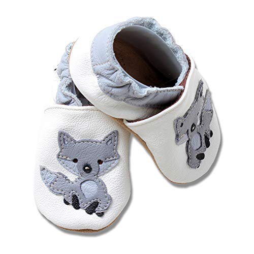 hobea-safestep-wolf-krabbelschuhe-22-23-leder-babyschuhe image 8