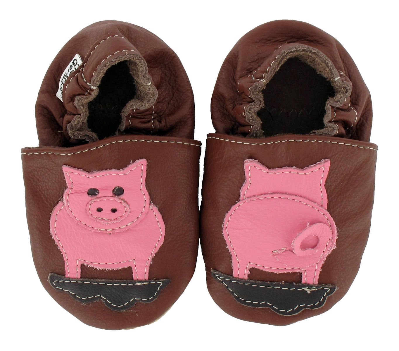 hobea-safestep-lauflernschuhe-schwein-braun-26-27-kinderschuh image 3