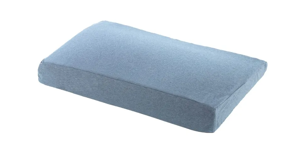 theraline-das-kinderkopfkissen-bezug-melange-blau-grau-kissenbezug image 1