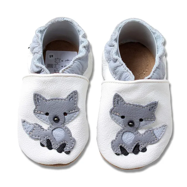 hobea-safestep-wolf-krabbelschuhe-22-23-leder-babyschuhe image 1
