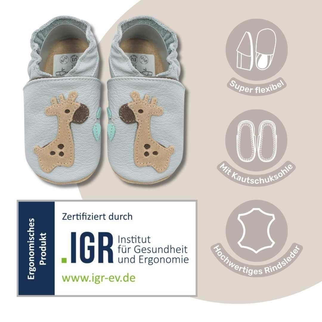 hobea-safestep-einhorn-mint-kinderhausschuhe-leder-24-25 image 3