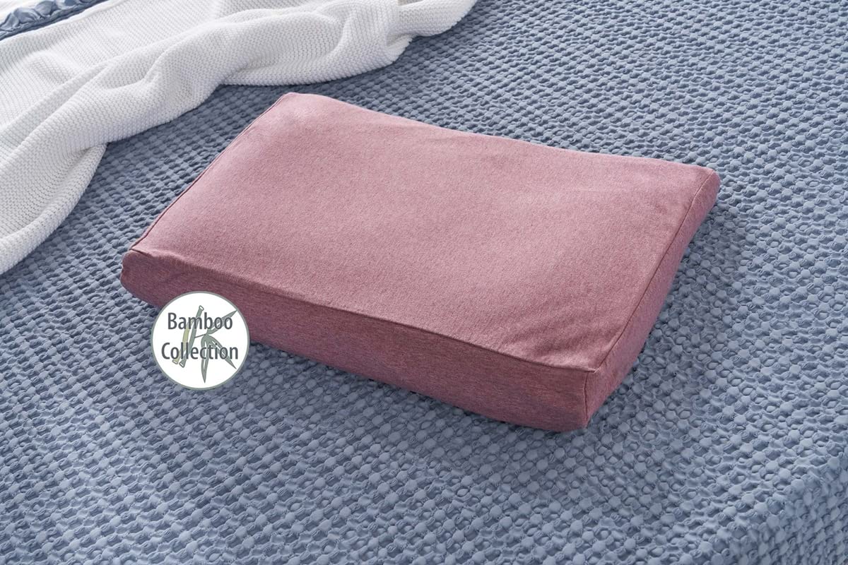theraline-das-kinderkopfkissen-bezug-melange-rosenholz-kissenbezug image 3