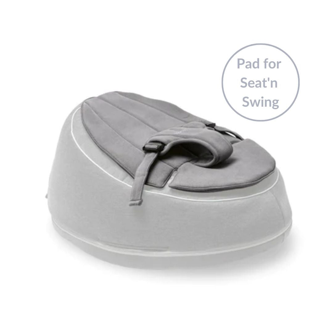 doomoo-seat-n-swing-sicherheitskissen-babyschaukel-kaki-mit-gurt image 1