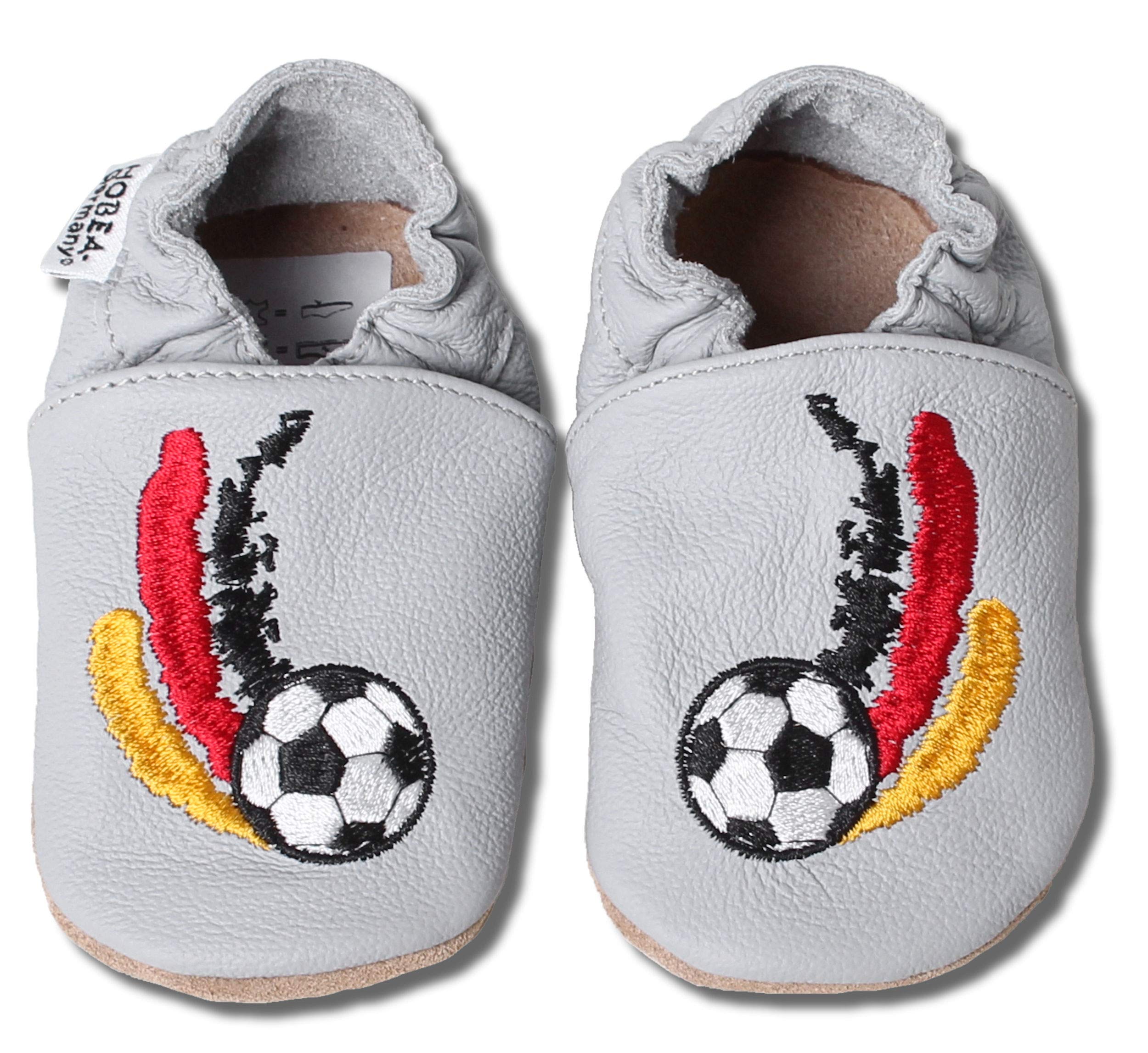 hobea-safestep-krabbelschuhe-kickers-bestickt-gr-18-19 image 1