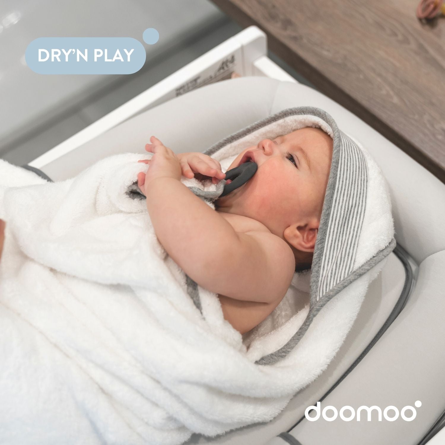 doomoo-dry-n-play-badekappe-xxl-90x100-bio-baumwolle-almond image 3