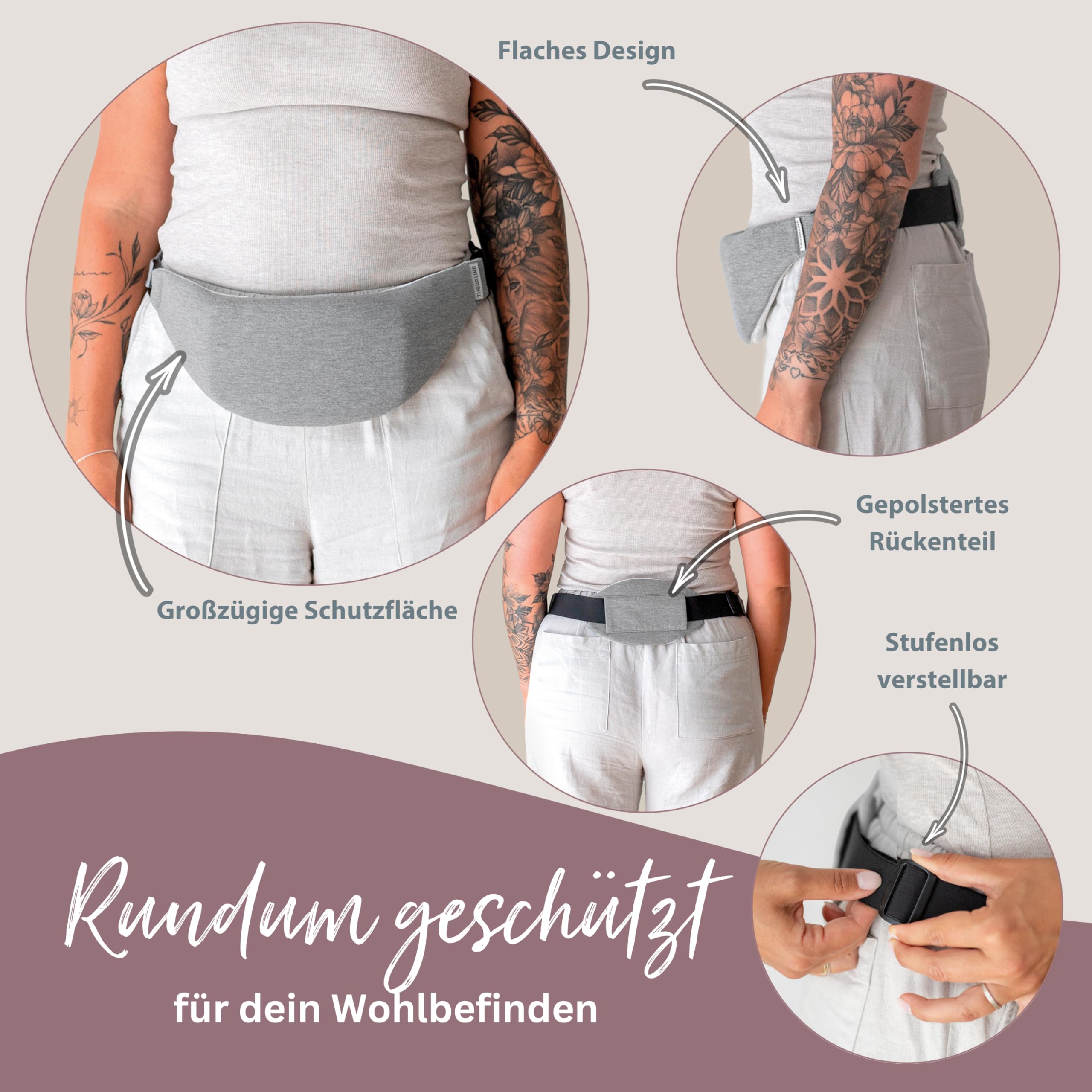 theraline-belly-protect-kaiserschnittg-rtel-grau-bauchgurt image 5