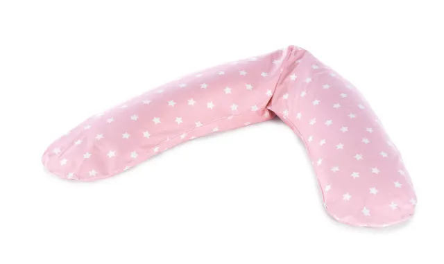 theraline-das-komfort-stillkissen-bezug-180x34-big-stars-rosa image 1