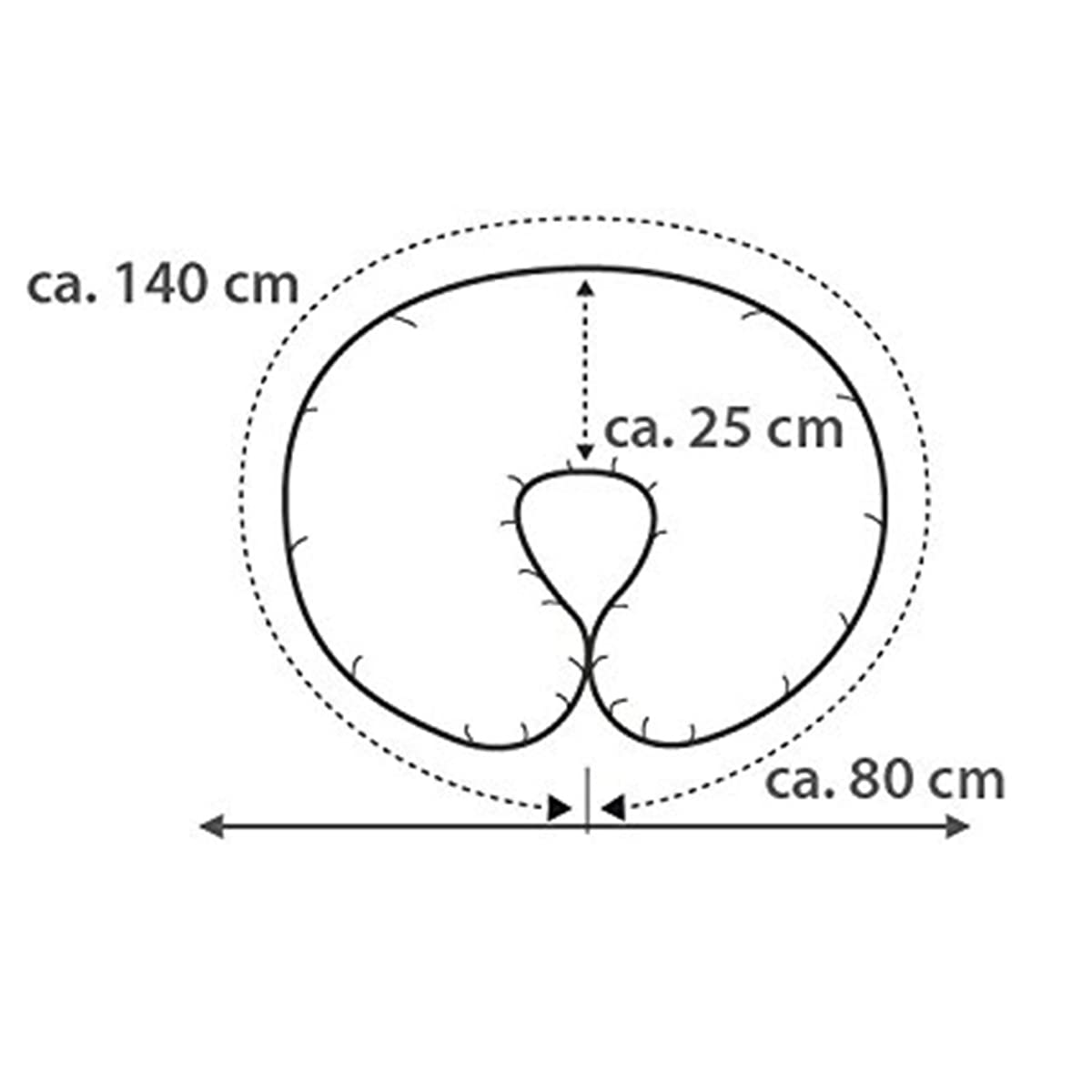 theraline-wynnie-bezug-sterne-cappuccino-stillkissenbezug image 2