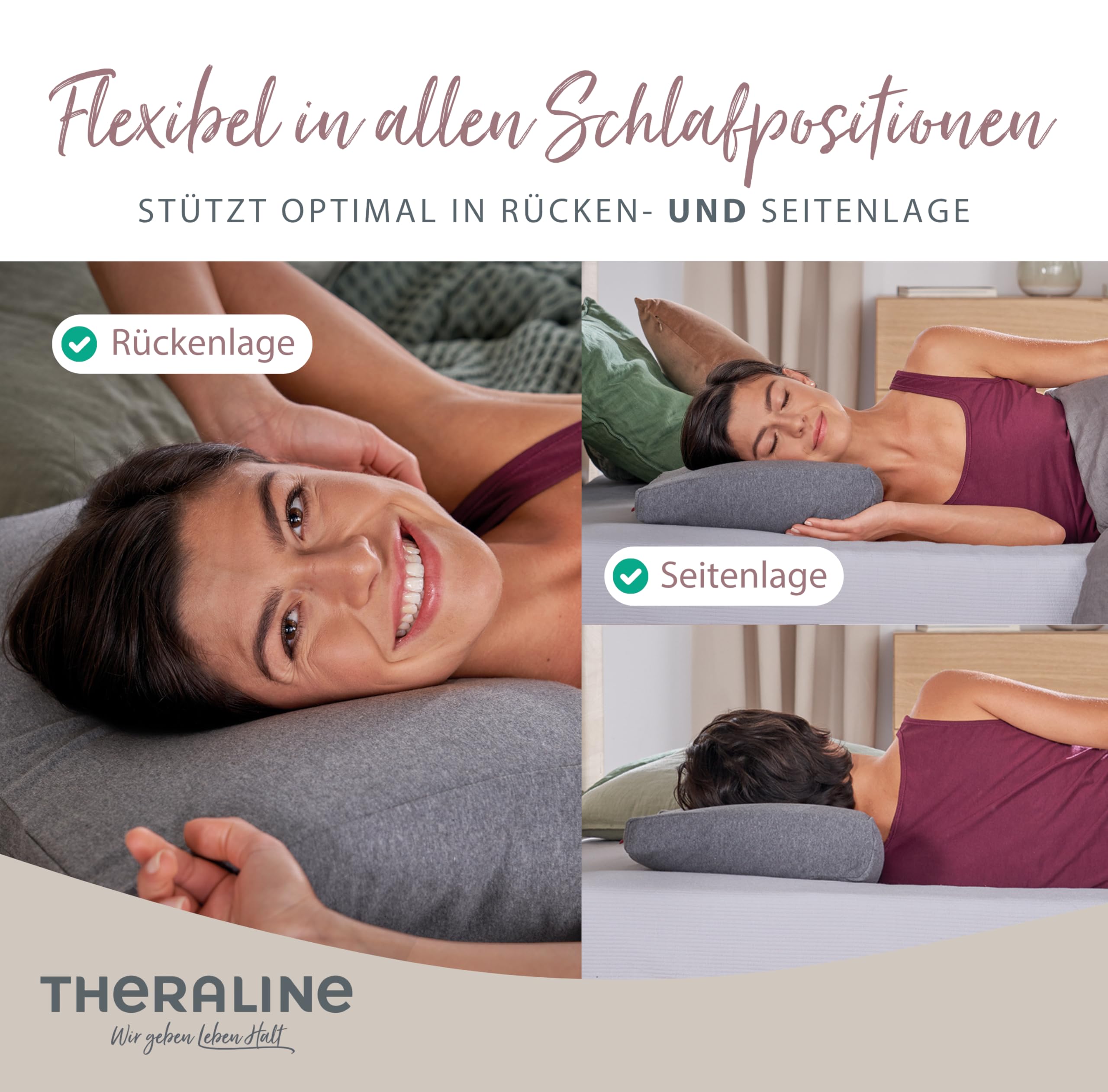 theraline-das-kopfkissen-memory-foam-melange-mittelgrau image 4