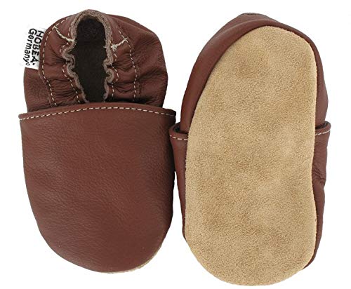 hobea-germany-safestep-krabbelschuhe-uni-braun-22-23 image 5
