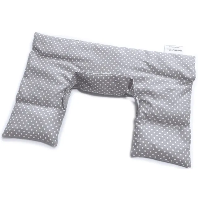 theraline-kirschkern-nackenkissen-w-rmekissen-23x26-cm-punkte-grau image 1