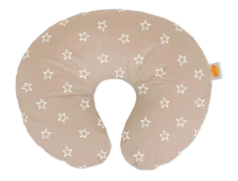 theraline-wynnie-stillkissen-sterne-cappuccino-140cm image 1