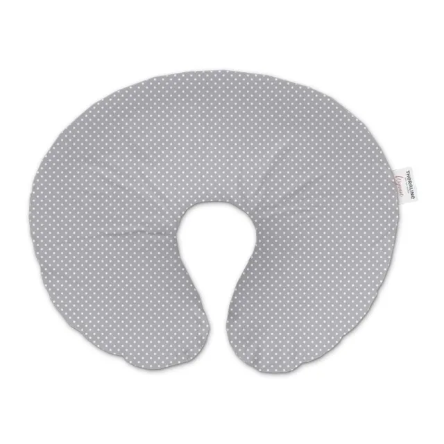 theraline-wynnie-stillkissen-140cm-punkte-grau-baumwolle image 1