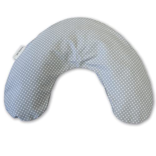 theraline-bezug-nackenkissen-mittel-ersatzbezug-punkte-grau-waschbar image 3