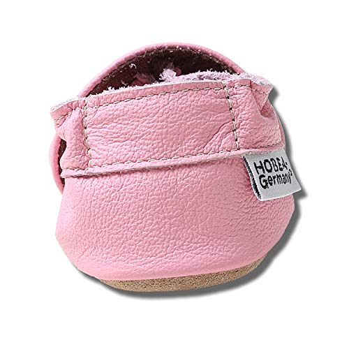hobea-germany-safestep-krabbelschuhe-uni-rosa-20-21-lederschuhe image 6