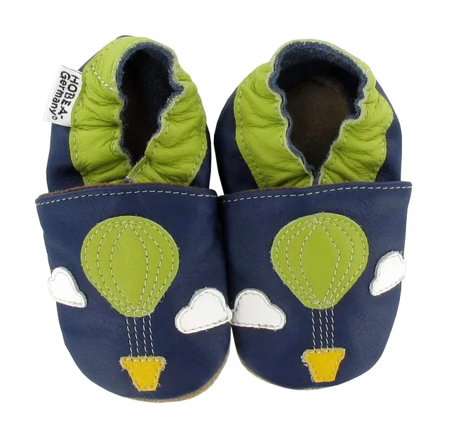 hobea-safestep-krabbelschuhe-baby-leder-jungen-hausschuhe image 1