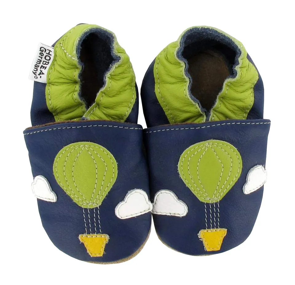 hobea-safestep-krabbelschuhe-baby-leder-jungen-hausschuhe image 1