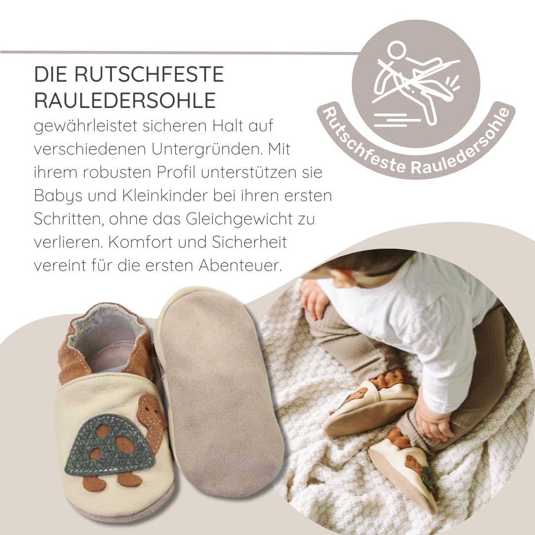 hobea-germany-safestep-krabbelschuhe-nilpferd-grau-rosa-18-19 image 5