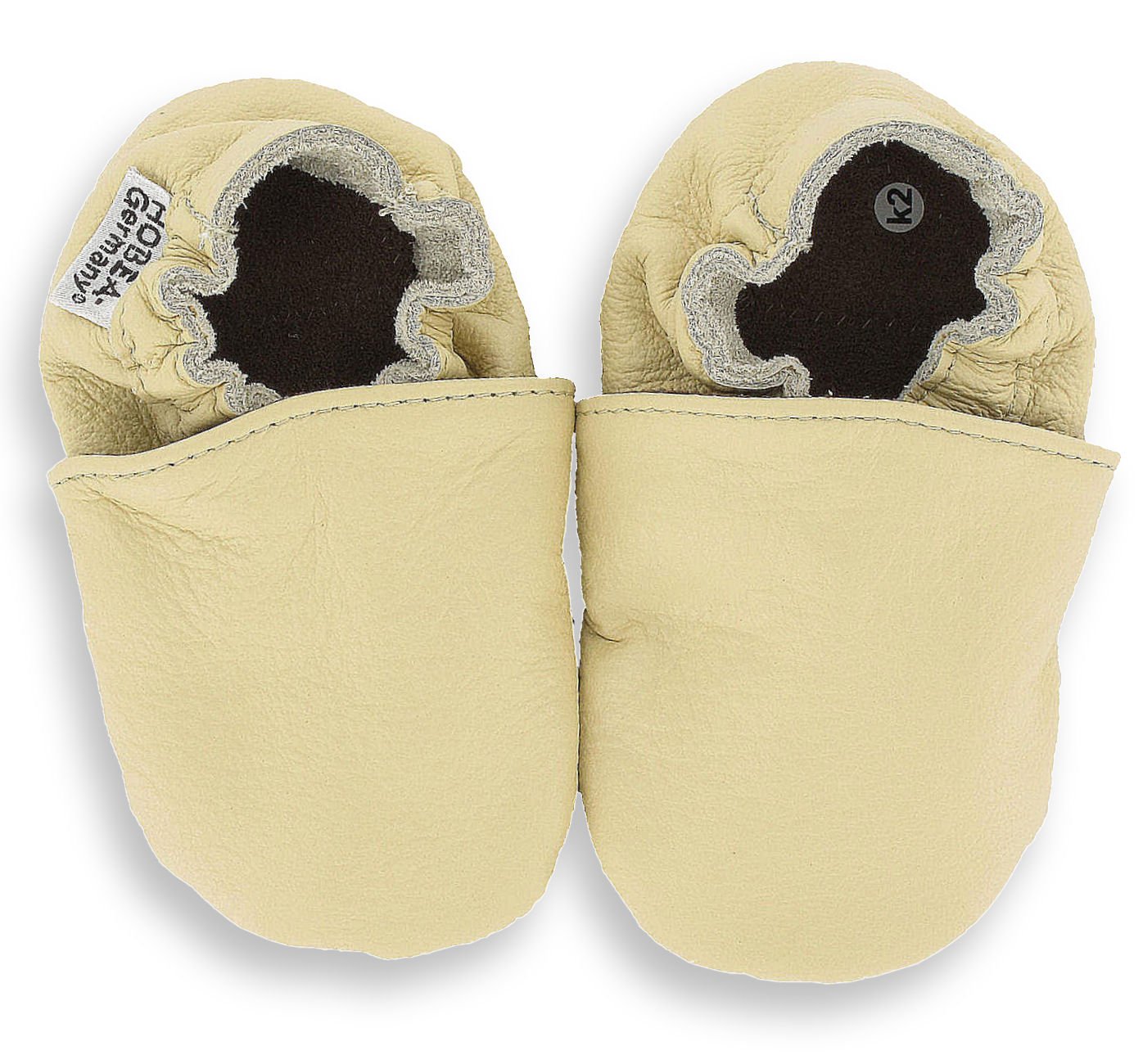 hobea-safestep-lauflernschuhe-leder-sand-26-27-rutschfest image 2