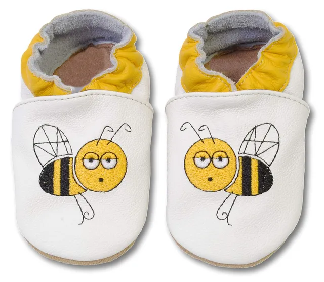 hobea-safestep-krabbelschuhe-bestickt-babyschuh-weich image 1