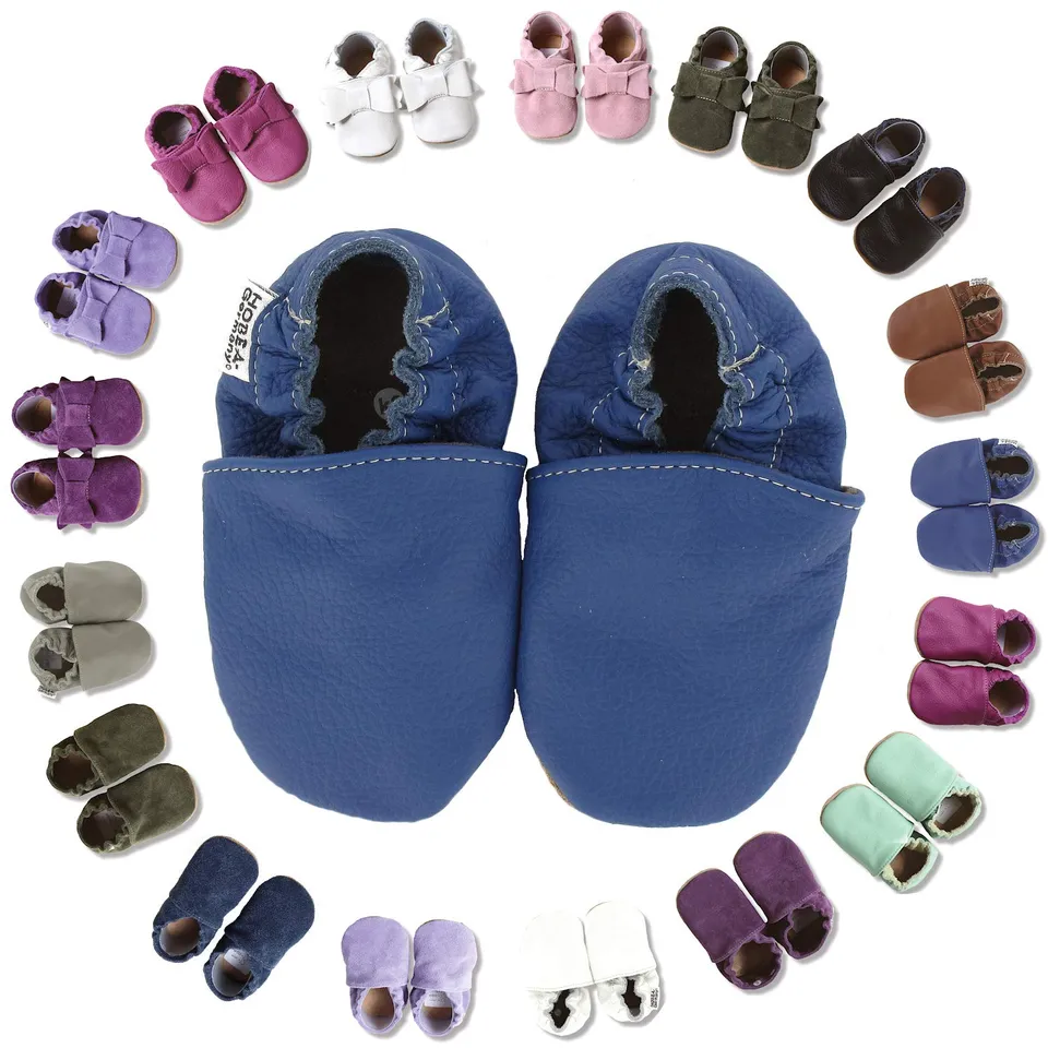 hobea-safestep-krabbelschuhe-leder-blau-22-23-uni image 1