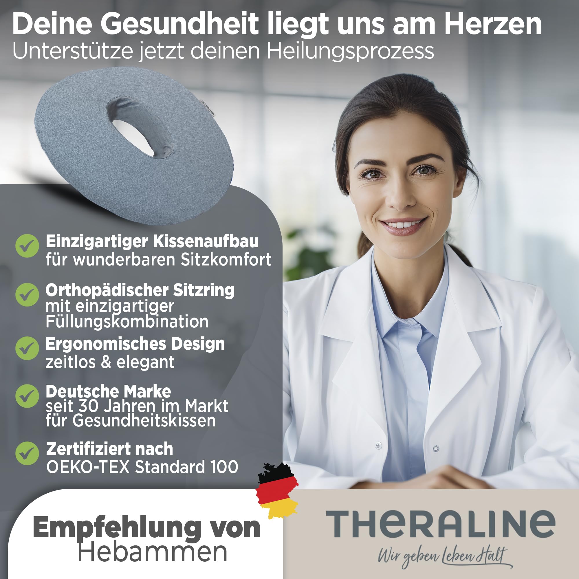 theraline-sitzkissen-sitzring-donut-melange-blau-grau-stei-bein image 6