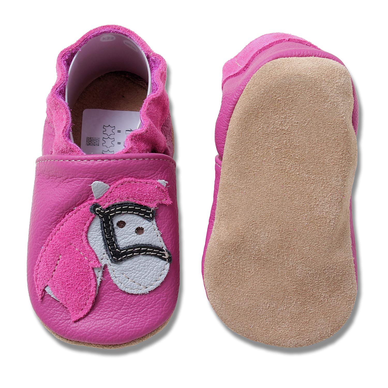 hobea-safestep-krabbelschuhe-pferd-pink-24-25-f-r-m-dchen image 2