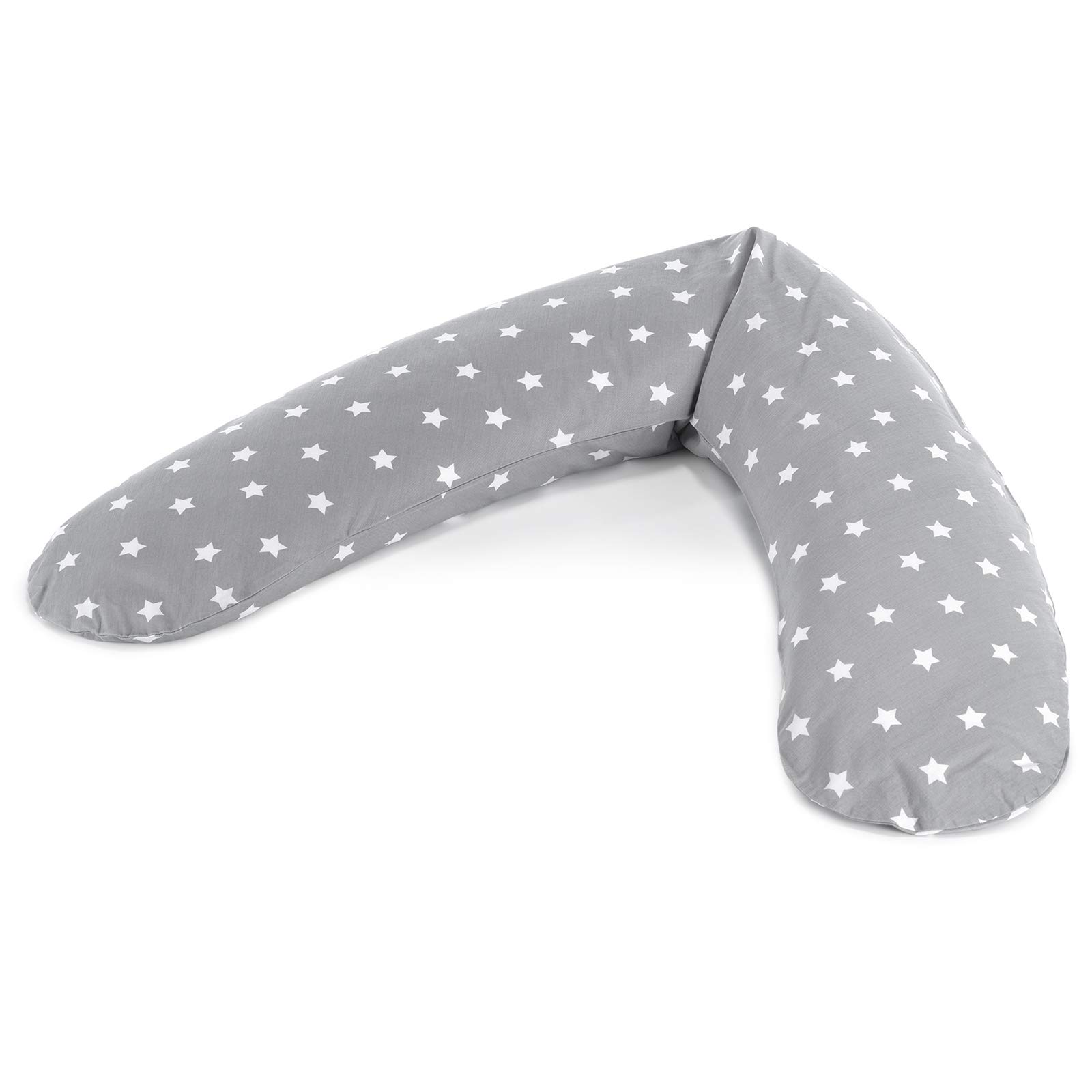 theraline-das-komfort-stillkissenbezug-180-cm-big-stars-grau image 1