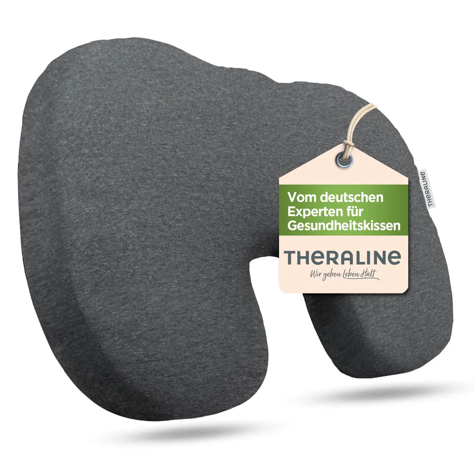 theraline-sitzkissen-u-f-rmig-anthrazit-schaum-perlen image 1