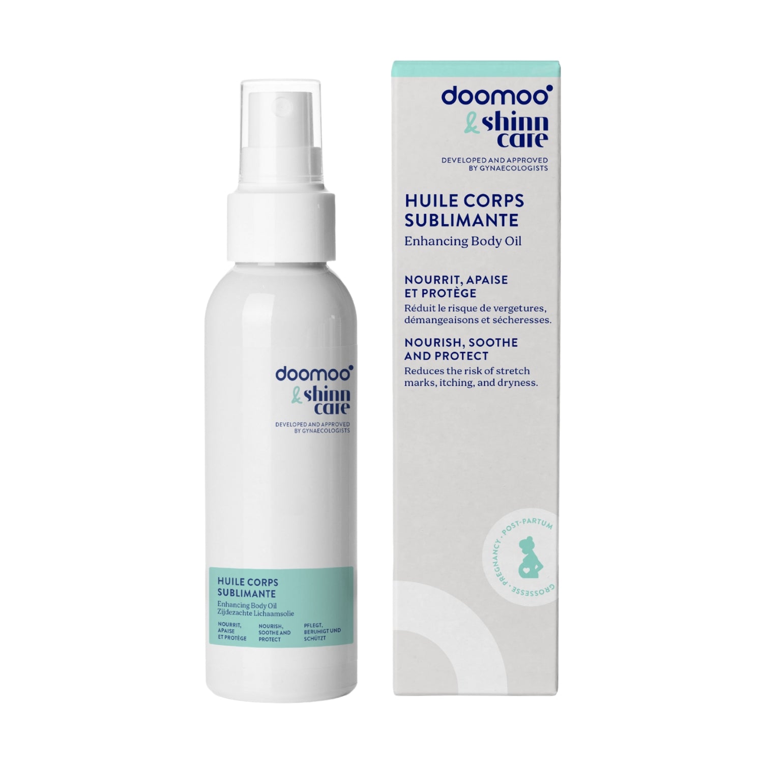 doomoo-cosy-care-k-rper-l-schwangerschaft-vanille-100ml image 1