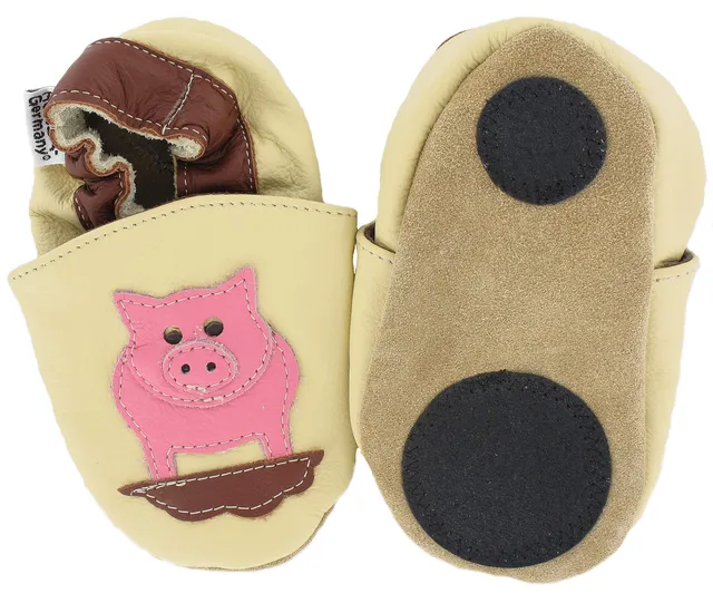 hobea-safestep-lauflernschuhe-schwein-beige-26-27 image 1