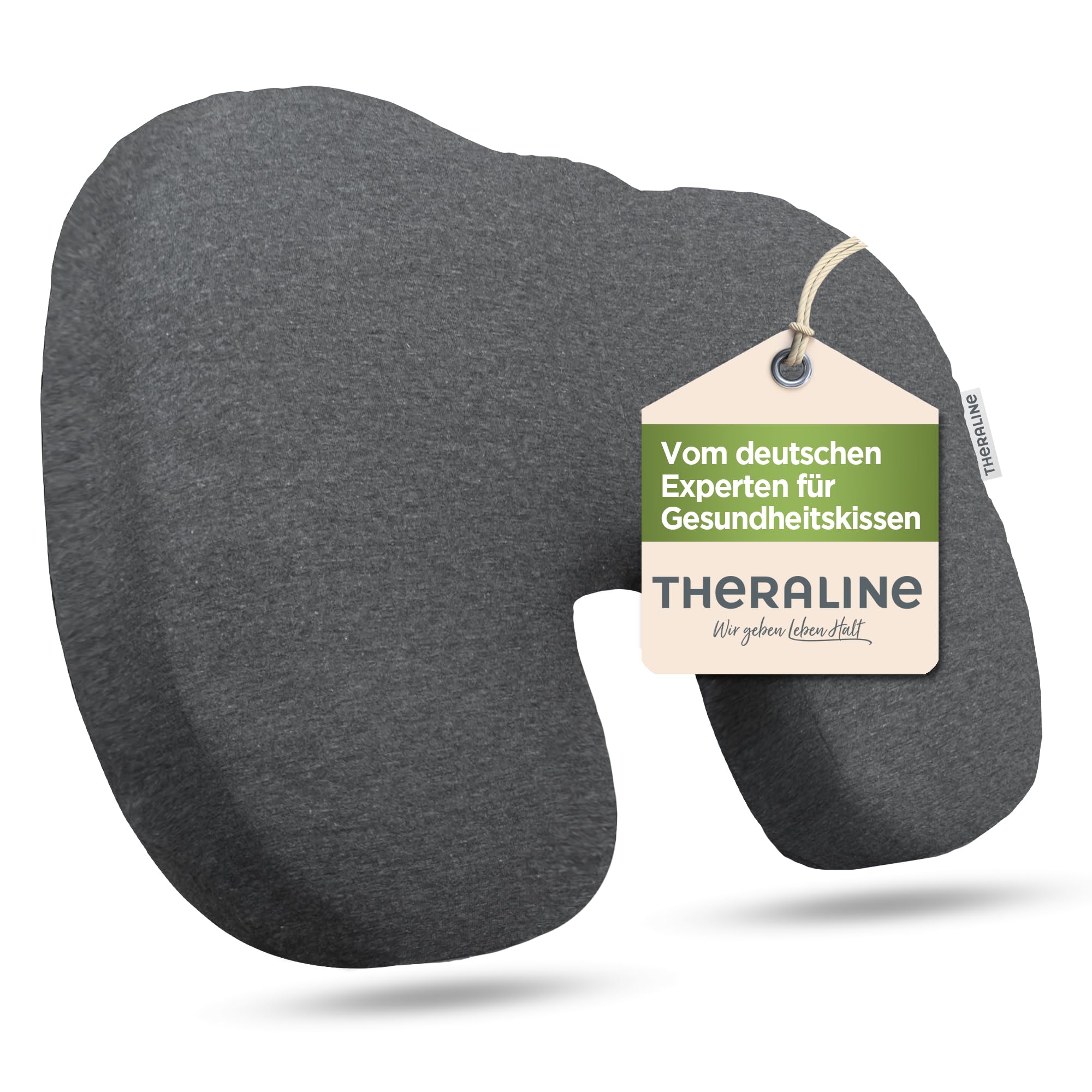 theraline-sitzkissen-u-f-rmig-anthrazit-schaum-perlen image 1