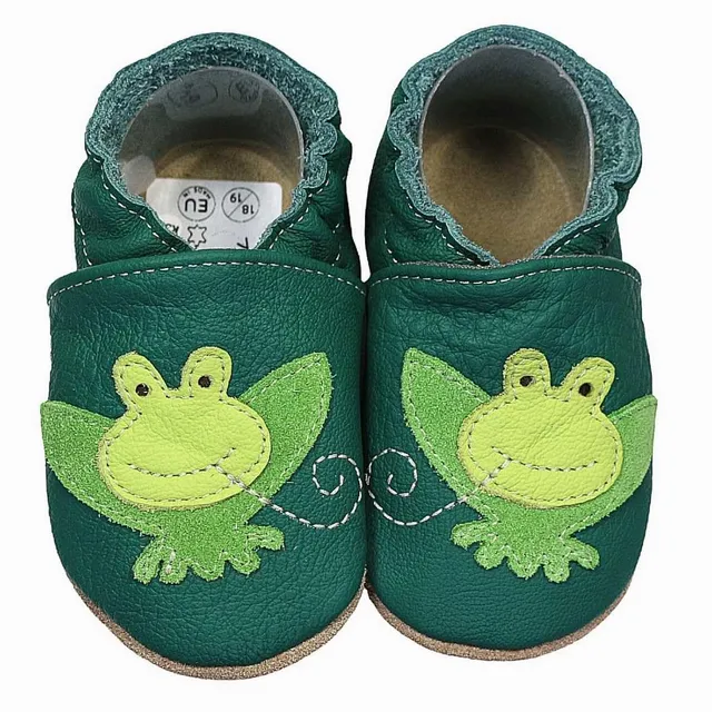 hobea-safestep-krabbelschuhe-laubfrosch-20-21-babyschuh-weich image 1