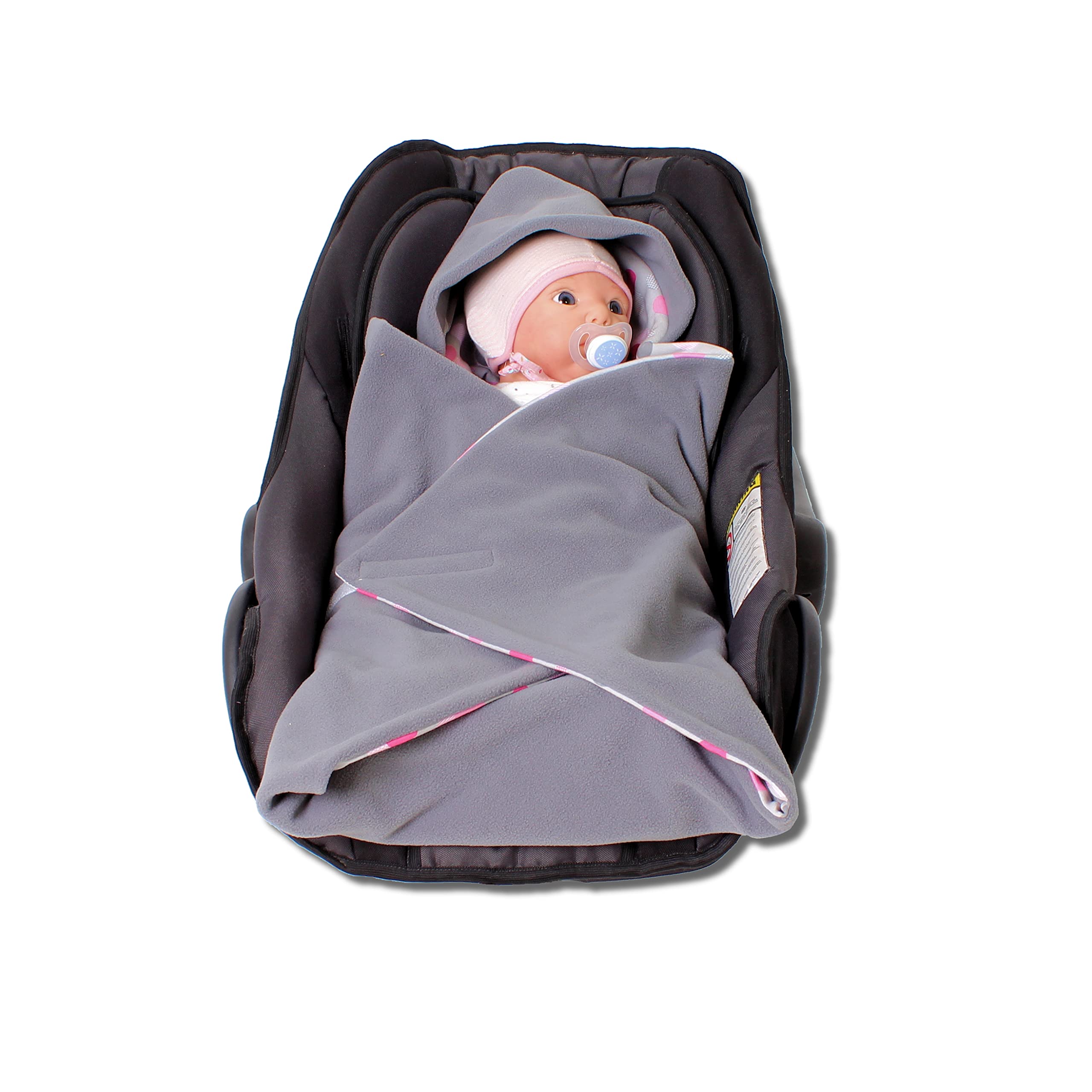 hobea-safestep-fu-sack-einschlagdecke-winter-grau-gr-n-70x70 image 6