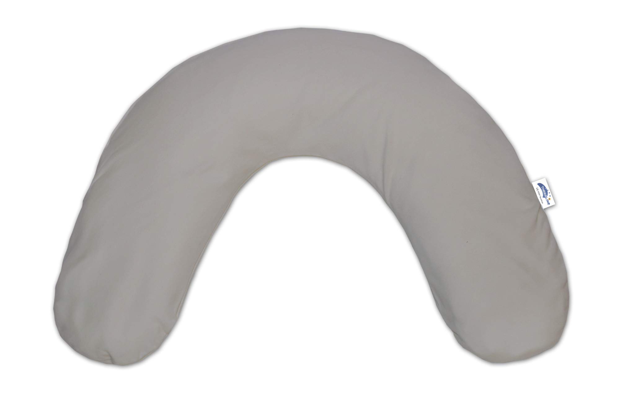theraline-nackenkissen-ersatzbezug-100x21cm-grau-bambus image 1