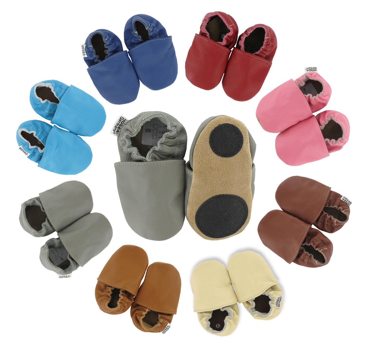 hobea-safestep-lauflernschuhe-leder-t-rkis-26-27-rutschfest image 4