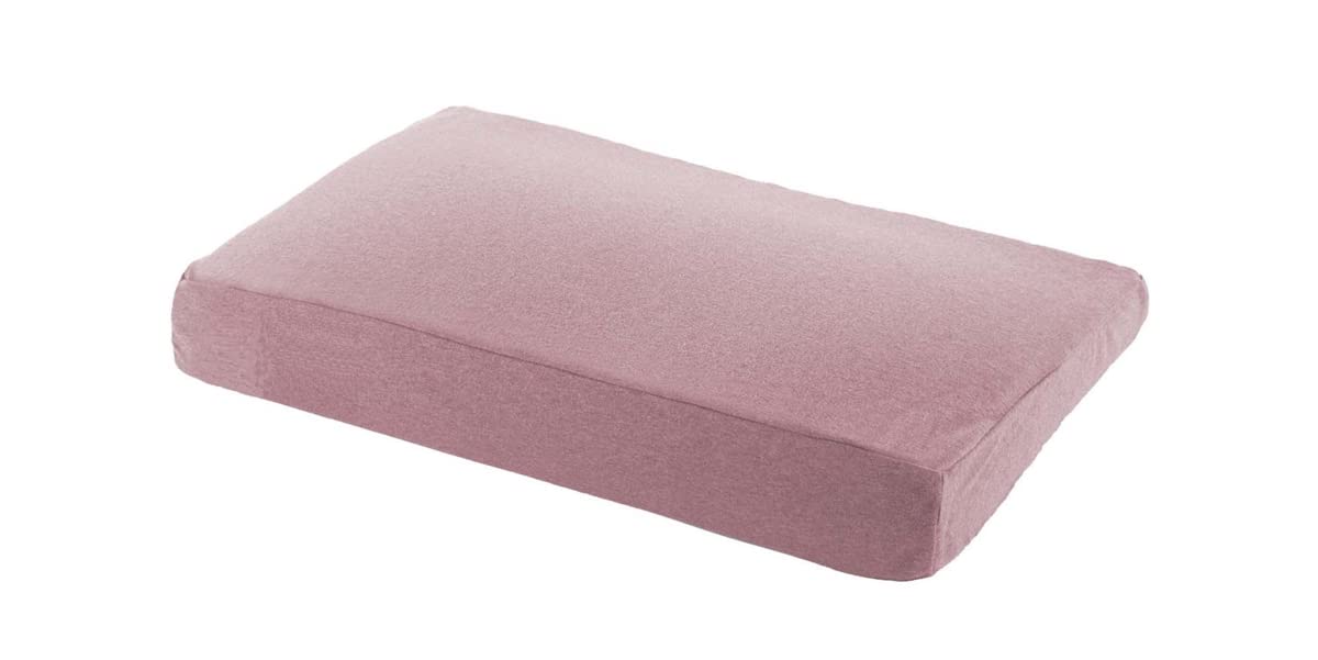 theraline-das-kinderkopfkissen-bezug-melange-rosenholz-kissenbezug image 1