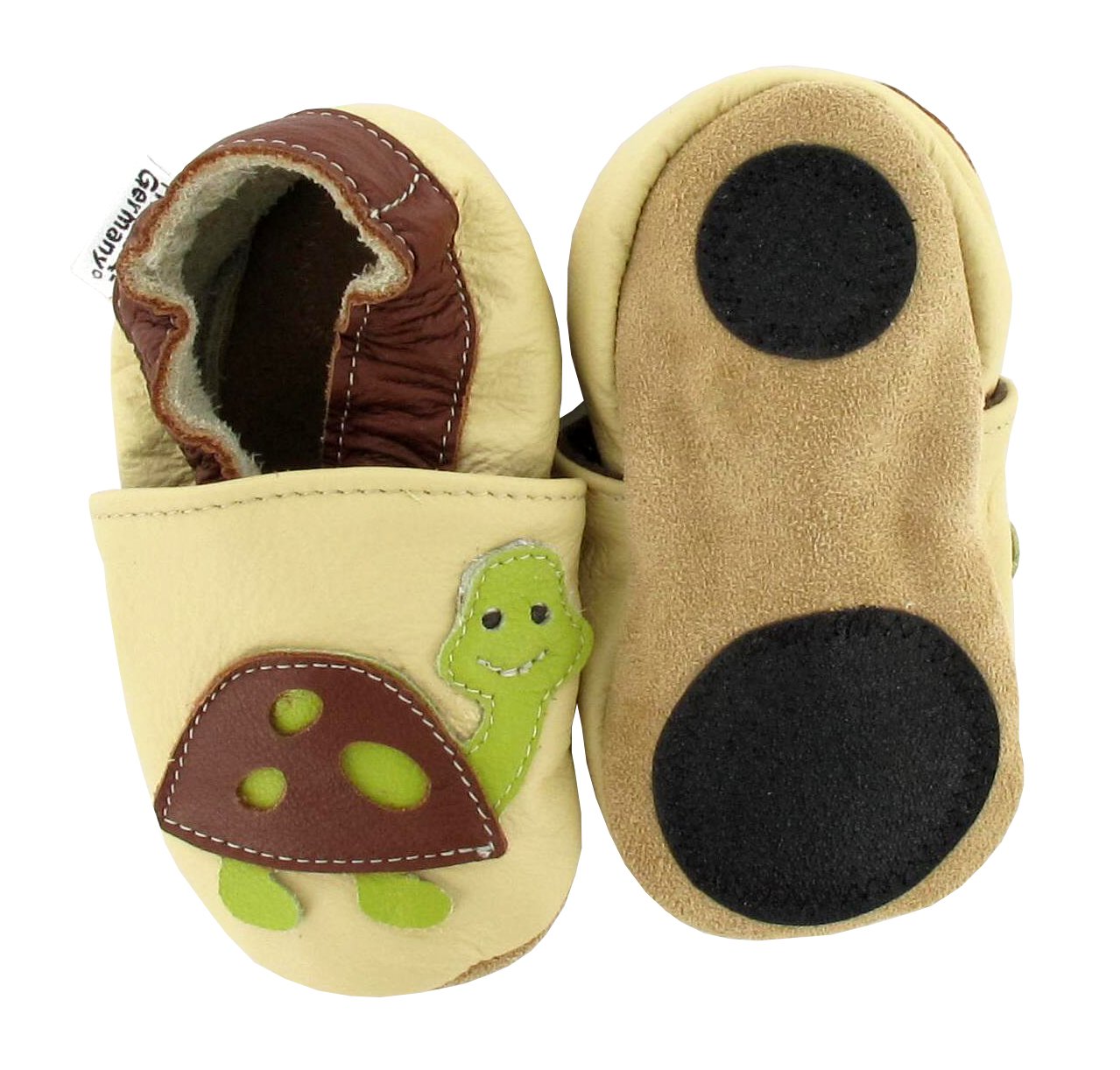 hobea-safestep-lauflernschuhe-schildkr-te-beige-24-25-weich image 1