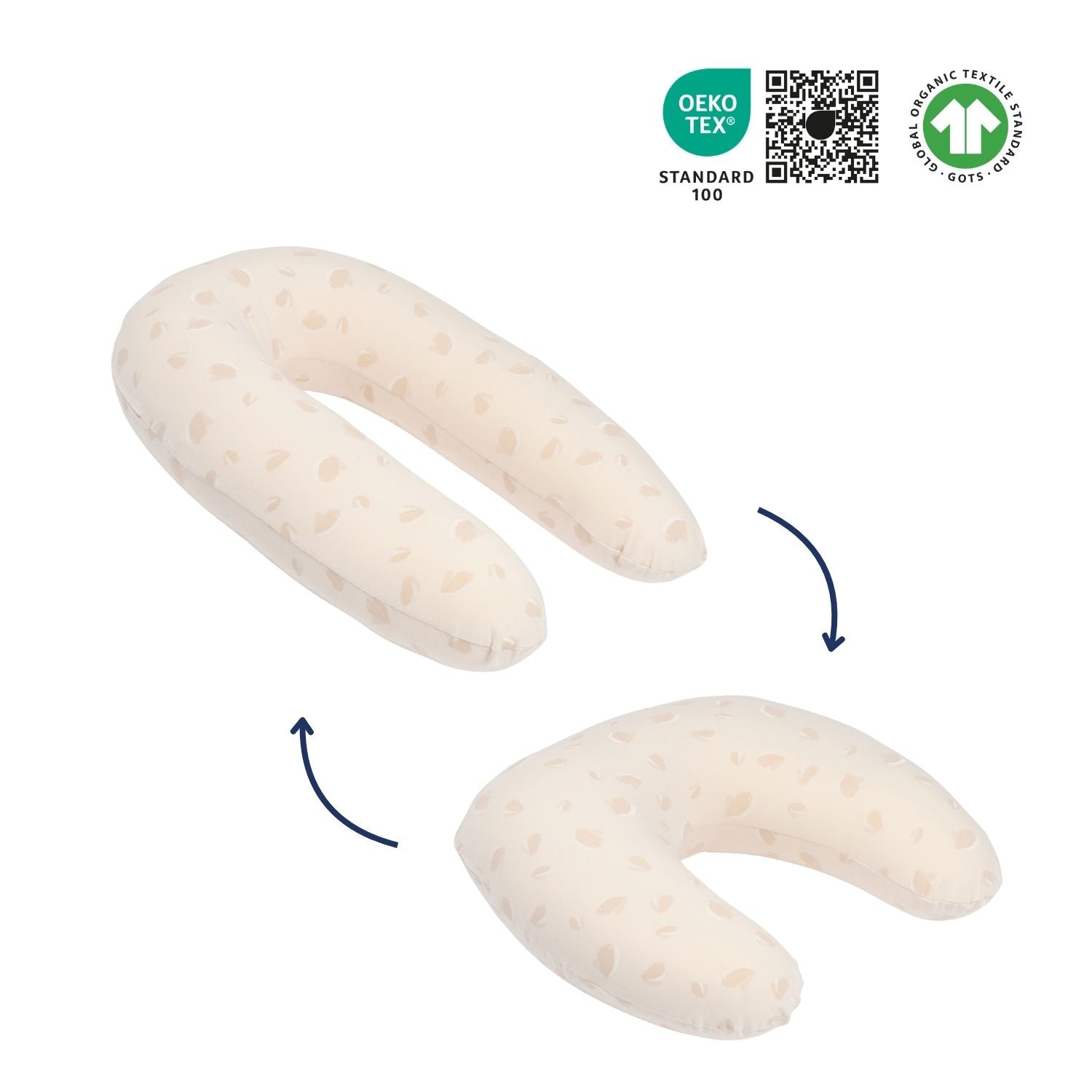 doomoo-twisty-schwangerschaftskissen-2-in-1-sweety-cream-stillkissen image 4