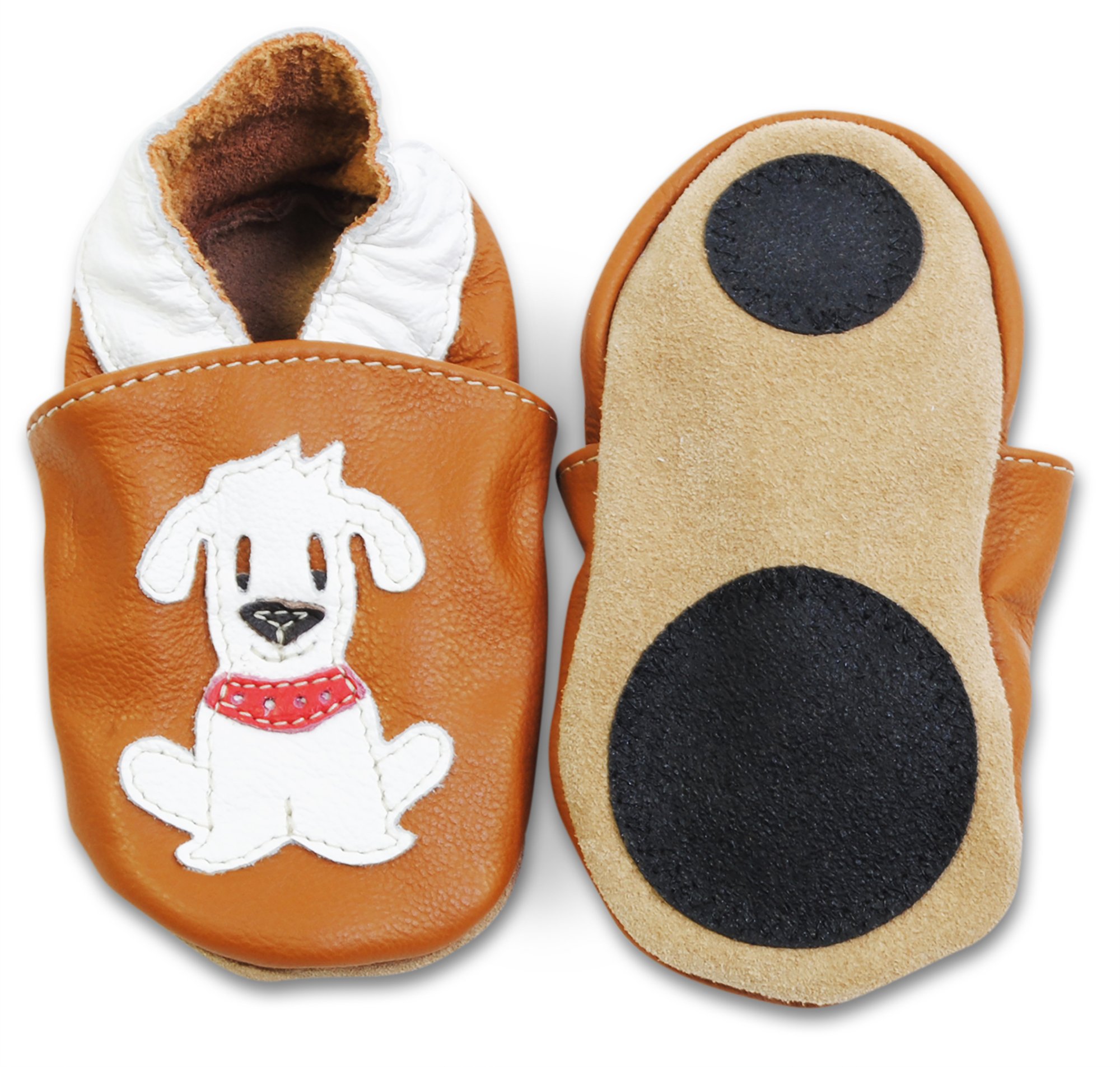hobea-safestep-hund-fiffi-lauflernschuhe-braun-20-21-leder image 1